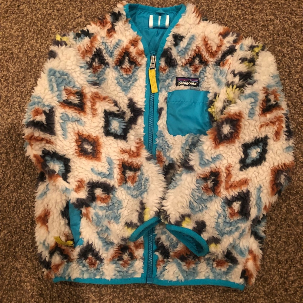 Patagonia retro fleece full zip - kids/ unisex/ 4T